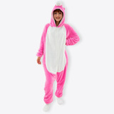Macacão Kigurumi Pantera Cor De Rosa Zona Criativa