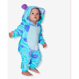 Macacão Kigurumi Pijama Fofo Bebê 12 Meses Sulley Monstros