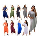 Macacão Longo Feminino Largo Maxi Saruel