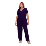 Macacão Longo Feminino Plus Size Curvy