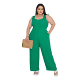 Macacao Longo Plus Size