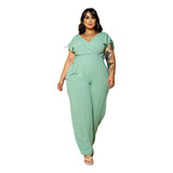 Macacao Longo Plus Size
