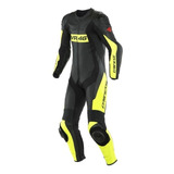 Macacão Motociclista Dainese Vr46 Tavullia Black