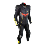 Macacao Motociclista Texx Pista 1 Peca Couro Racing