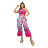Macacao Pantacourt Alca Estampado