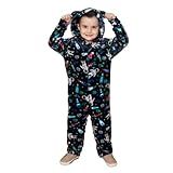 Macacão Pelúcia Fleece Bebe Infantil Zíper Quentinho P-Frio -Padrão- Astronauta Preto M121- 3-