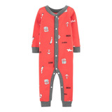 Macacão Pijama Bebê Sem Pezinho Algodão Carters Importado