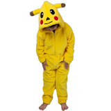 Macacão Pijama Do Pikachu Fantasia De Pelúcia Bebê Infantil