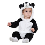Macacão Pijama Inverno Bebê Bichinhos Infantil Confortável