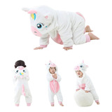 Macacão Pijama Inverno Infantil Kigurumi Bichinhos Stitch