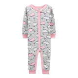Macacao Pijama Menina Baleia