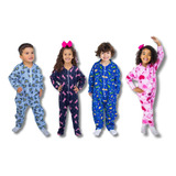 Macacão Pijama Unisoft Infantil Menino Menina