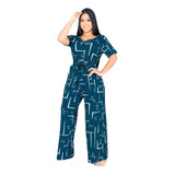 Macacão Saruel Feminino Max Plus Size