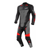 Macacão X11 Speed 2   2 Peças Cinza E Vermelho