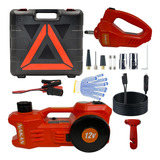 Macaco Elétrico Hidráulico Compressor 3 Em 1 Chave Impacto