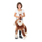 Macaco Gorila De Pelúcia Gigante Paixão Marrom 70cm