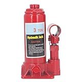 Macaco Hidráulico Macaco Hidráulico De Fluido Com Capacidade De 3 Toneladas Macaco Vertical Soldado à Prova De Vazamentos Com Alça De Bomba Para Caminhão De Carro Vermelho