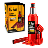 Macaco Hidráulico Tipo Garrafa 2 Toneladas Bhg200 The Black Tools
