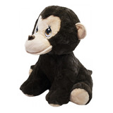  Macaco Sentado 33cm - Pelúcia Lindo - Africa Safári Decor