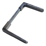 Maçaneta Buzios Para Portas De Até 75mm Espessura Cromada