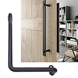 Maçaneta De Porta De Celeiro Antigo Aço Inoxidável Escovado Armário De Cozinha Puxador De Porta Deslizante Acessórios De Ferragem De Gaveta Puxador De Armário Quadrado Puxador De Puxador