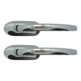 Maçaneta Externa Porta Aero Rural F75 Em Metal Cromada par 