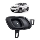 Maçaneta Interna Preto Renault Kwid 2016 A 2021 Lado Direito