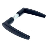 Maçaneta P Porta Fechadura Modelo Alavanca Preto Universal