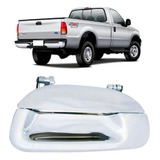 Macaneta Tampa Traseira F250 1998 2002 04 2008 2010 Cromada 