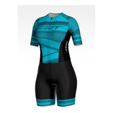 Macaquinho Ciclismo Feminino Ert Pro Forro Gel Belize