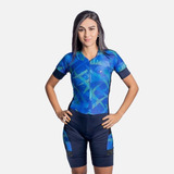 Macaquinho Ciclismo Poker Harpy Fem Marinho Original Nfe