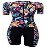 Macaquinho De Ciclismo Feminino Slim Fit