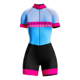 Macaquinho De Ciclismo Strava Bike Gel Uv60 Roupa De Pedalar