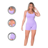 Macaquinho Feminino Esportivo Levanta Bumbum Moda Fitnness