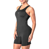 Macaquinho Feminino Poker Shape Anatômico Preto 13198 Radan