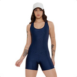 Macaquinho Fitness Curto Feminino