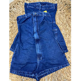 Macaquinho Jeans Premium Carol