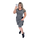 Macaquinho Moda Fitness Evangélica Estilo Vestido