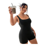Macaquinho Plus Size Feminino Regata Fitness Academia Verão