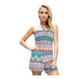 Macaquinho Viscolycra Feminino Frente