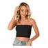 Macarella Top Cropped Faixa Tomara Que Caia Suplex