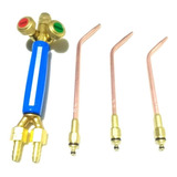 Maçarico 200 Kit Conjunto Com Extensões P Glp Ou Acetileno