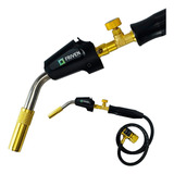 Maçarico Acendimento Automático Cano Simples Mangueira 110cm