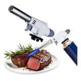 Maçarico Culinário Portátil Multiuso Com Controle De Chama
