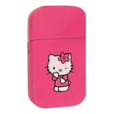 Maçarico Hello Kitty Chama Rosa Recarregável