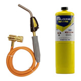 Maçarico Portátil Mangueira 150cm Torch Refil Mapp 400g