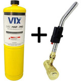 Maçarico Turbo Torch Acendimento Automático Map Refil Gás