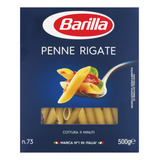 Macarrão De Sêmola Penne Rigate 73 Barilla Caixa 500g