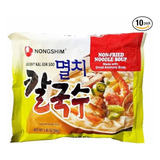 Macarrão Instantâneo Lamen Coreano Kal Guk Soo Caldo Peixe