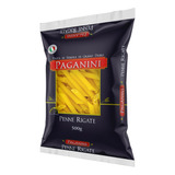 Macarrão Italiano Penne Rigate Em Formato De Tubos 500g Paganini